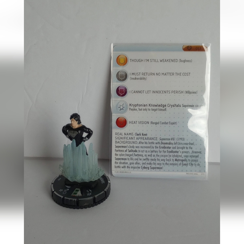 Superman #057 Chase Rare Superman DC Heroclix Figure 2011 See Description